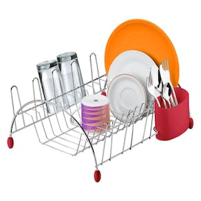 Escorredor de Louça Utimil CR490 13 Pratos 8 Copos Cromado