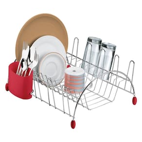 Escorredor de Louça Utimil CR490 13 Pratos 8 Copos Cromado - 1