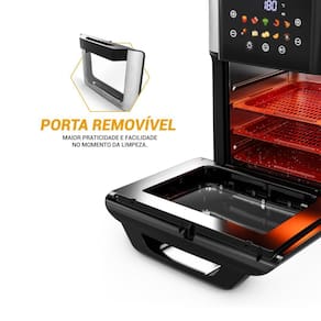 Fritadeira Elétrica Oven Philco PAF15A 15L Redstone Preta - 110V - 2