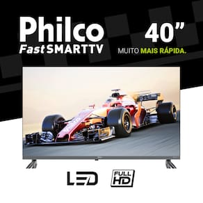 Smart TV 40” Philco P40SAA Full HD HDR10 Android 11 Dolby Audio Space Grey - TV 40" PHILCO FHD P40SAA HDMI/USB - 1