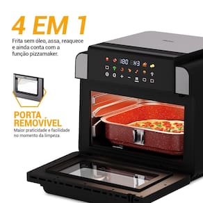 Fritadeira Elétrica Air Fryer Philco Oven PAF15B 15L Preta - 110V - 3