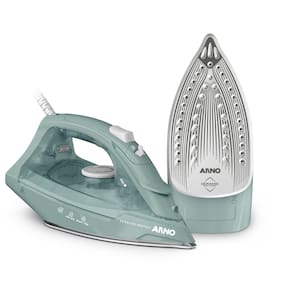 Ferro de Passar a Vapor Arno FECP Ecogliss Protect Desligamento Automático Verde