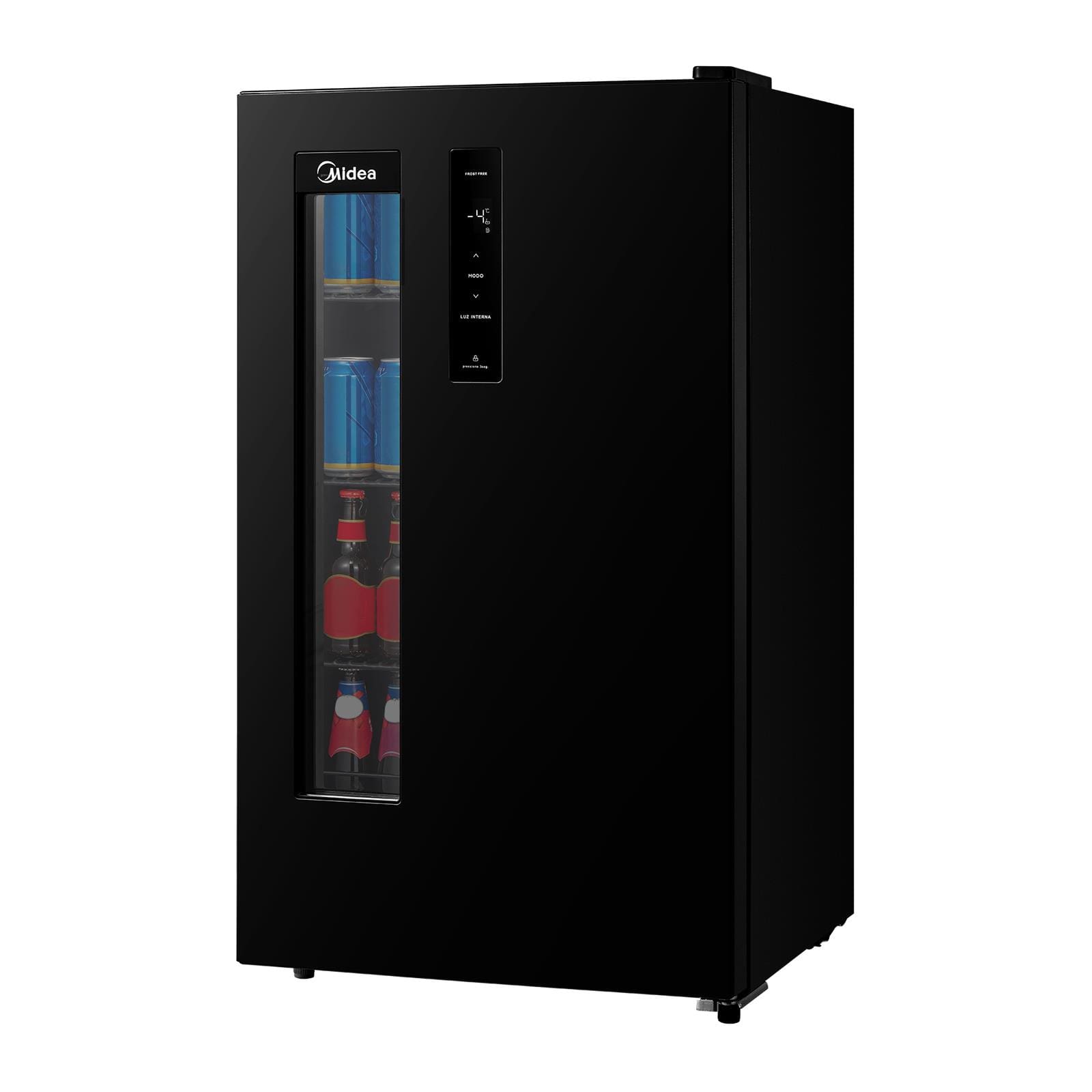 Cervejeira Midea MDRX150 82L Frost Free Painel Touch 5 Modos de Resfriamento Preta - 220V - 1