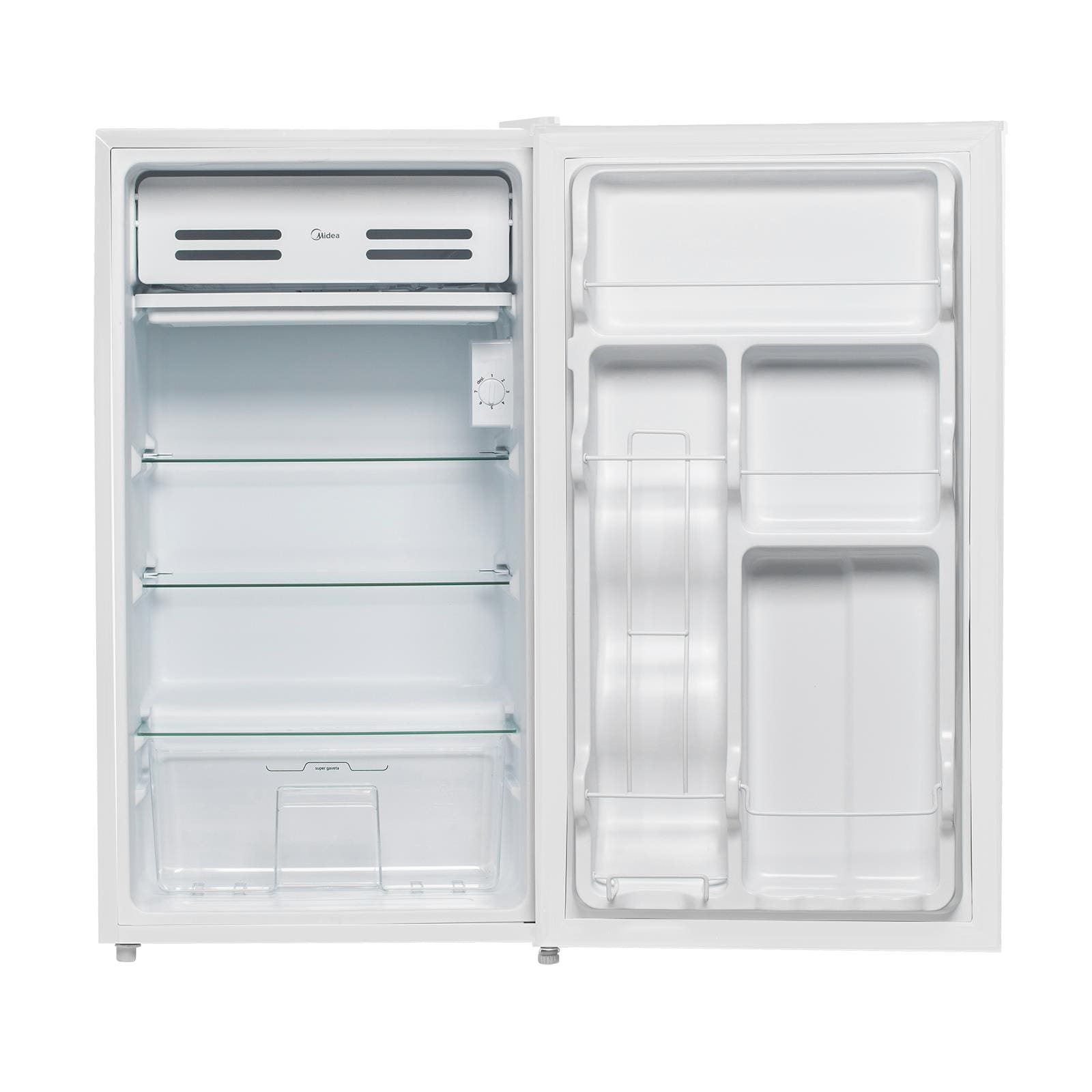 Frigobar Midea 93L MDRD142FGD013 Inverter Prateleiras de Vidro Bivolt Branco - 2