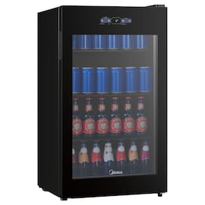 Cervejeira Midea MDRX150FGGGL03 82L Frost Free Smart Inverter Porta de Vidro Triplo Bivolt Preta - 1