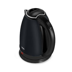 Chaleira Elétrica Elgin Inox 2L Preta 1200W Jarra Sem Fio Desligamento Automático - 110V - 2