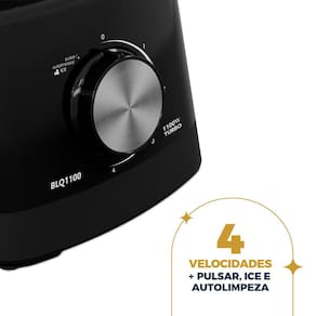 Liquidificador Britânia BLQ1100 1100W Preto - 110V - 2