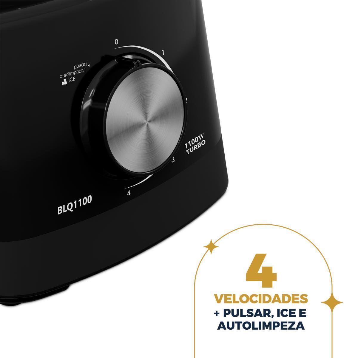 Liquidificador Britânia BLQ1100 1100W Preto - 220V - 2