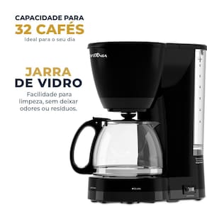 Cafeteira Britânia BCF32C Jarra de Vidro - 220V - 1