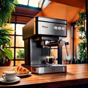 Cafeteira Expresso Philco PCF04A 20 Bar Reservatório 1,2L Potência 950W - 220V - 3