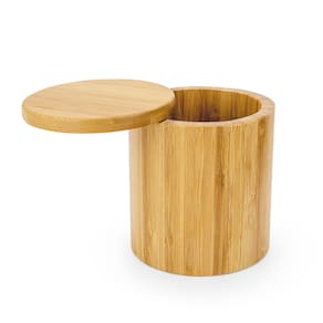 Saleiro Porta Condimentos Euro Home Bambu com Tampa Imantada - 3