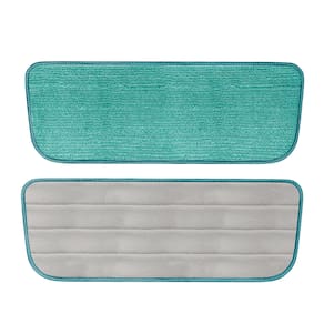 Mop Plano 3 em 1 Flash Limp Evo com Base Flexível Cabo em Inox Verde e Escova - 3