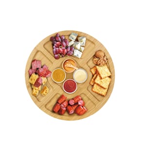 Petisqueira Bambu Euro Home 5 Divisórias Sustentável - 1