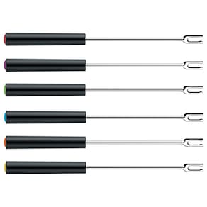 Conjunto de Fondue Euro Home Colorstone Preto 10 Peças 850ml Aço Inox - 3