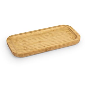 Bandeja Retangular Euro Home Bambu 25x12cm Material Sustentável - 2