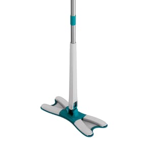 Mop Flat Twist X Flash Limp Verde com Base 360° Cabo Inox - 1