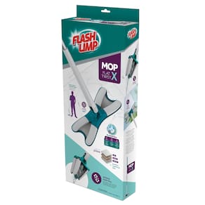 Mop Flat Twist X Flash Limp Verde com Base 360° Cabo Inox - 3