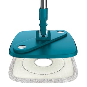 Refil para Mop Giratório Água Limpa Flash Limp Microfibra Lavável Cinza - 2