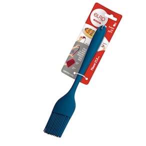 Pincel de Silicone Euro Home Azul com Cabo em Aço - 1
