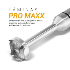 Mixer Philco PMX2000 3 em 1 800W Função Turbo Preto/Inox - 110V - 2