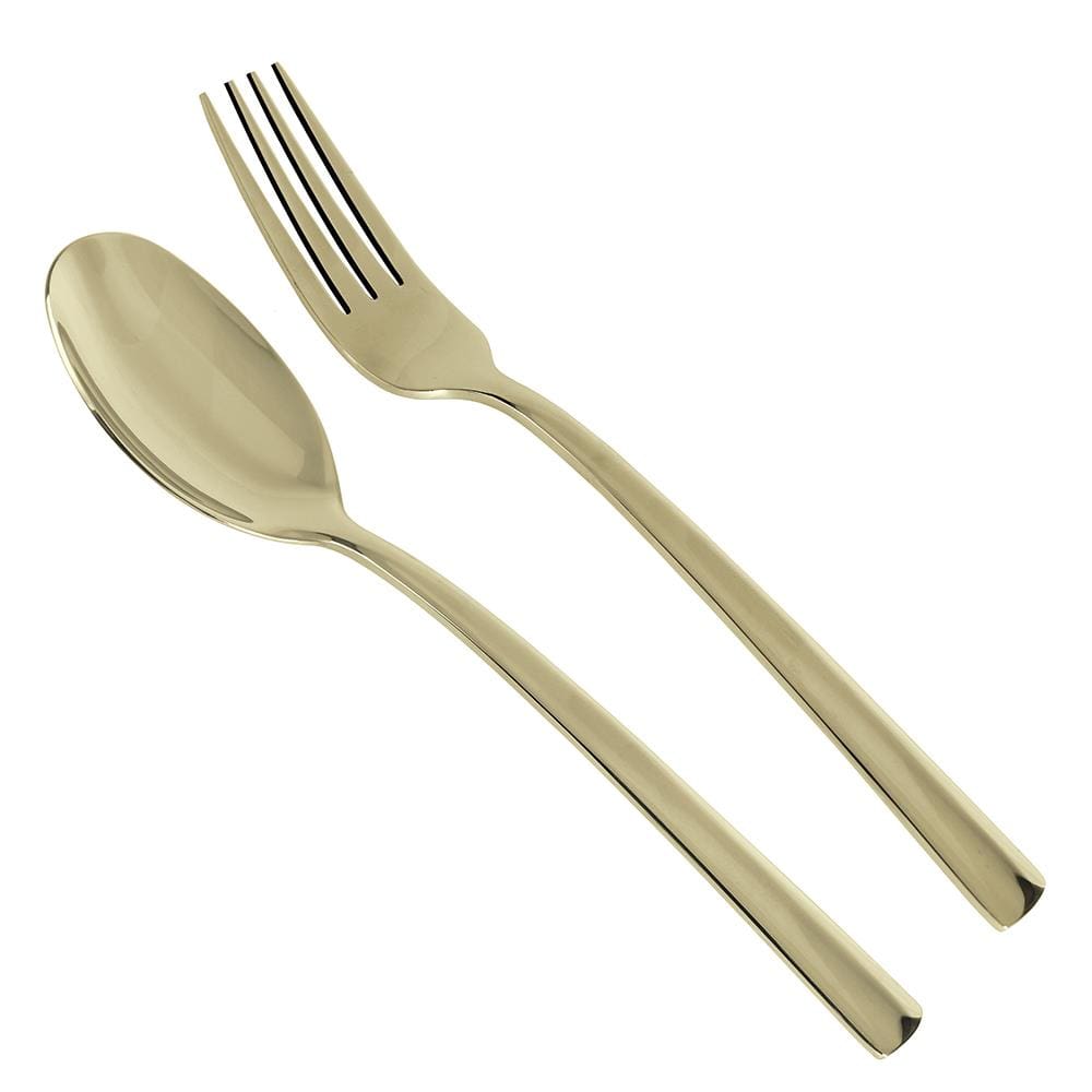 Faqueiro Fracalanza Ravel Champanhe em Aço Inox 24 Peças - 1