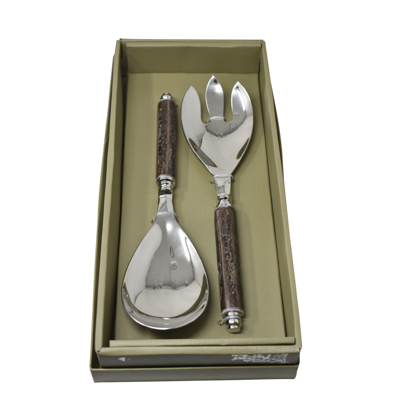 Conjunto de Talheres para Salada Fracalanza Arvoredo em Aço Inox 2 Peças - 1