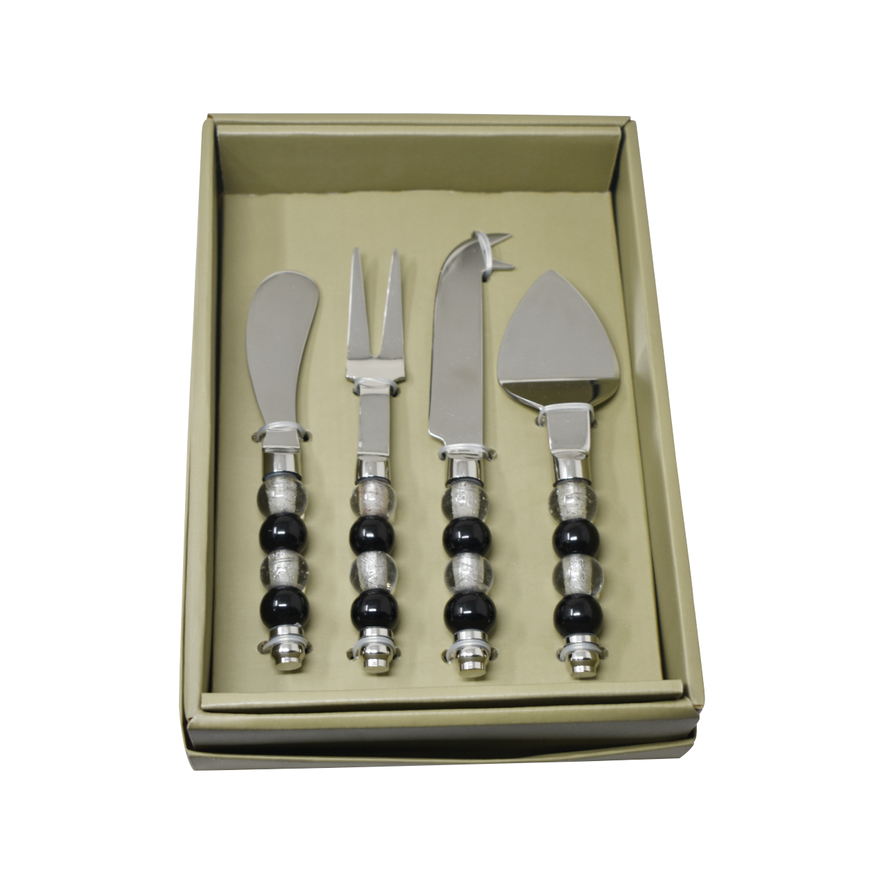 Jogo de Facas para Queijo Fracalanza Joie de Vivre em Aço Inox 4 Peças - 1