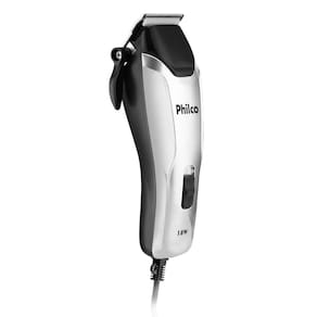 Máquina de Cortar Cabelo Philco PCR04 18W 4 Pentes Cerâmica Preto e Cromado - 220V - 3