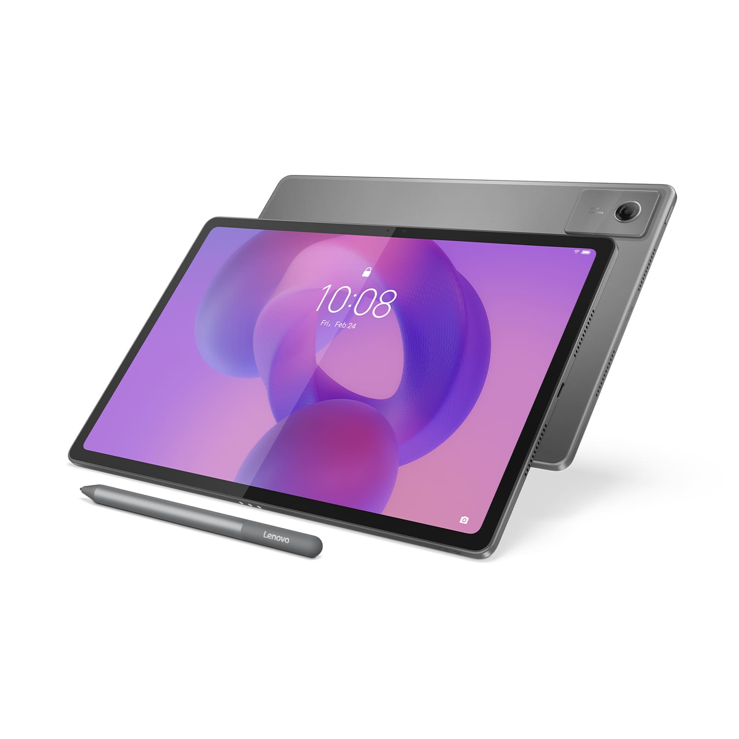 Tablet Lenovo Idea Tab Plus 12.1” Android 15 256GB ZAG70941BR MediaTek D6400 Wi-Fi 13MP Caneta Capa Protetora Luna Grey - 1