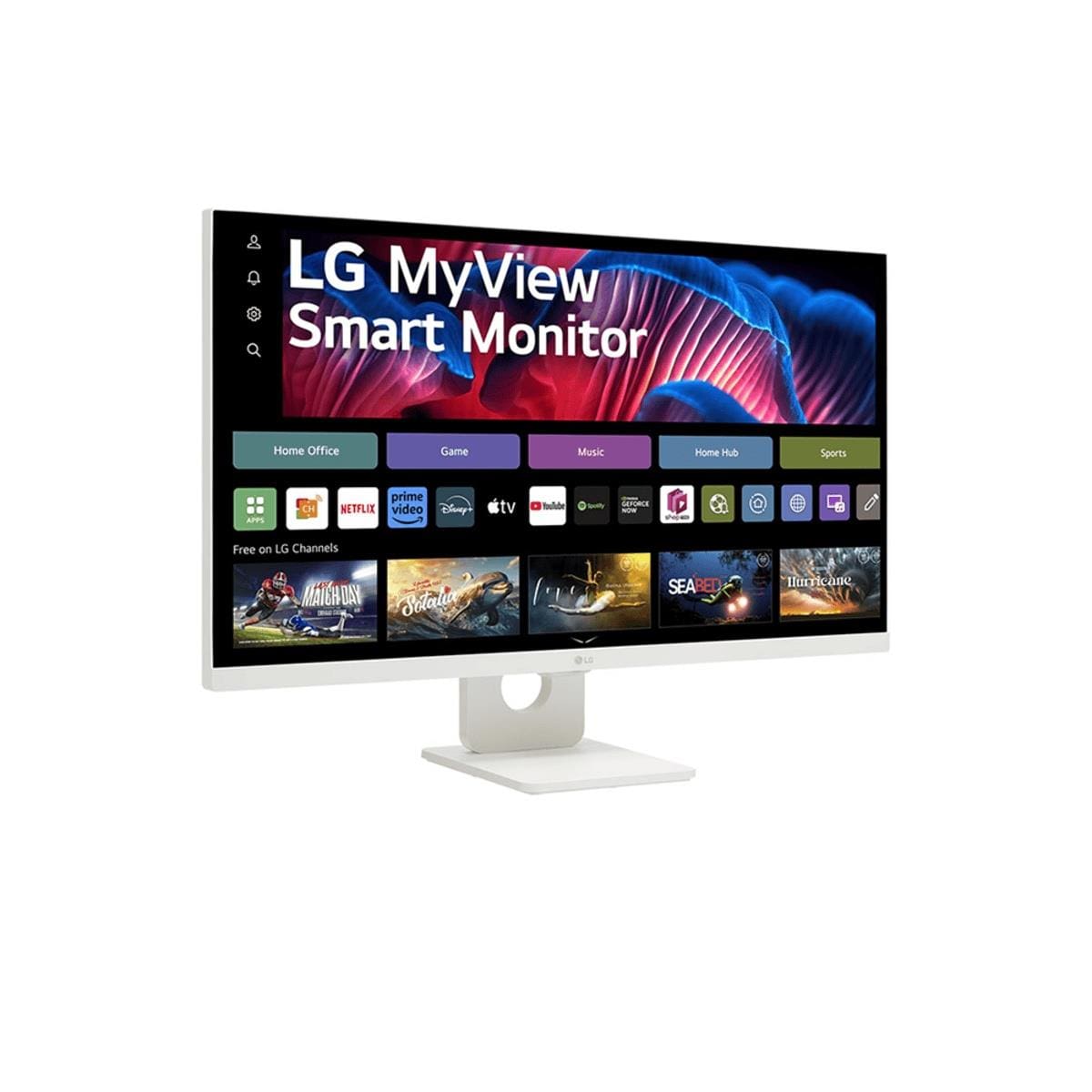 Monitor 27” 4K UHD LG MyView Smart 27SR73U-W WebOS 23 AirPlay Bluetooth Branco - 3