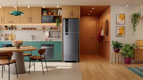 Geladeira Brastemp BRM46MK 385 Litros Frost Free Duplex Painel Eletrônico Inox - 110V - 1