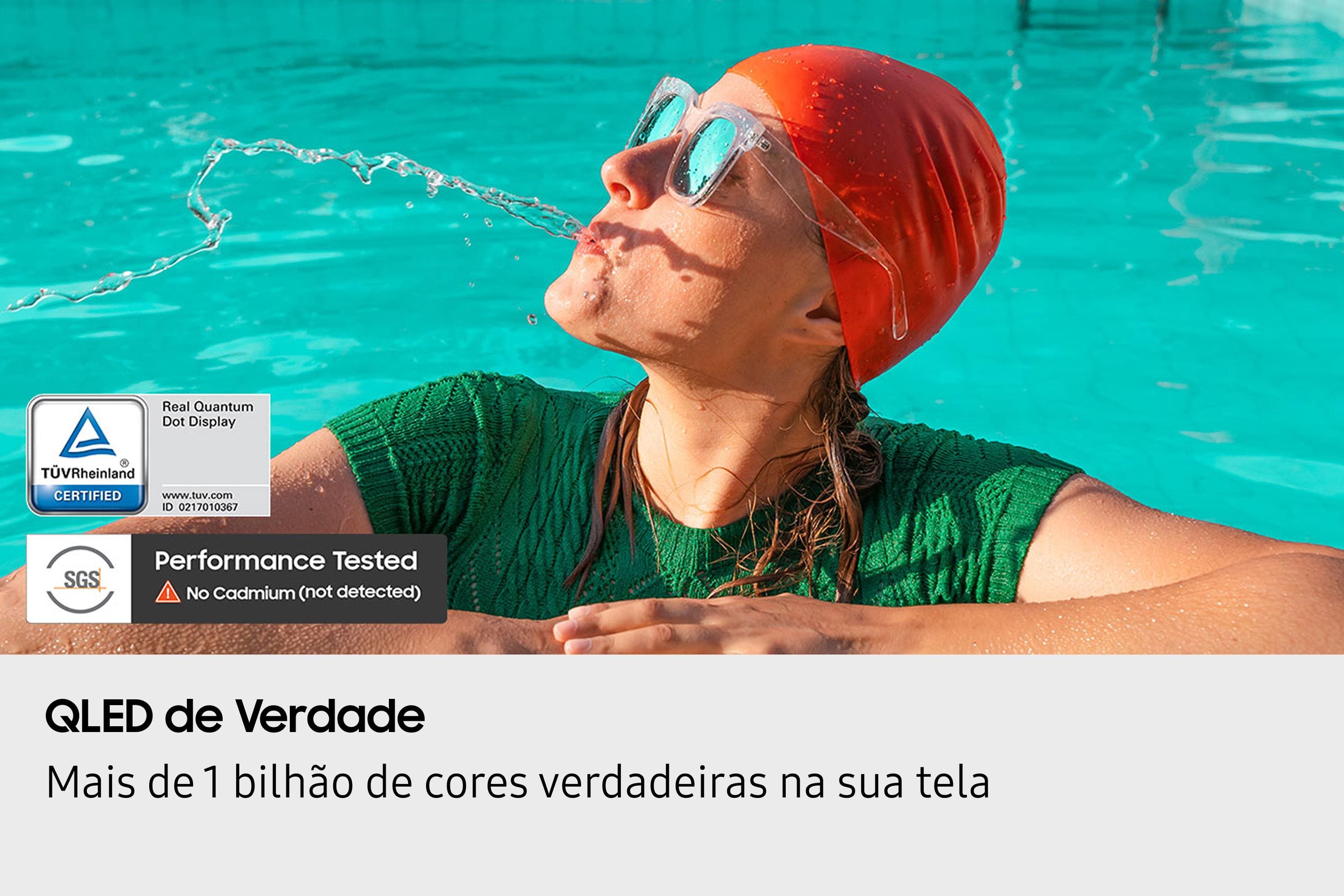 Smart TV 43” Full HD Samsung QLED QN43Q5FAAGXZD Tizen HDR Quantum Dot Preta - 2