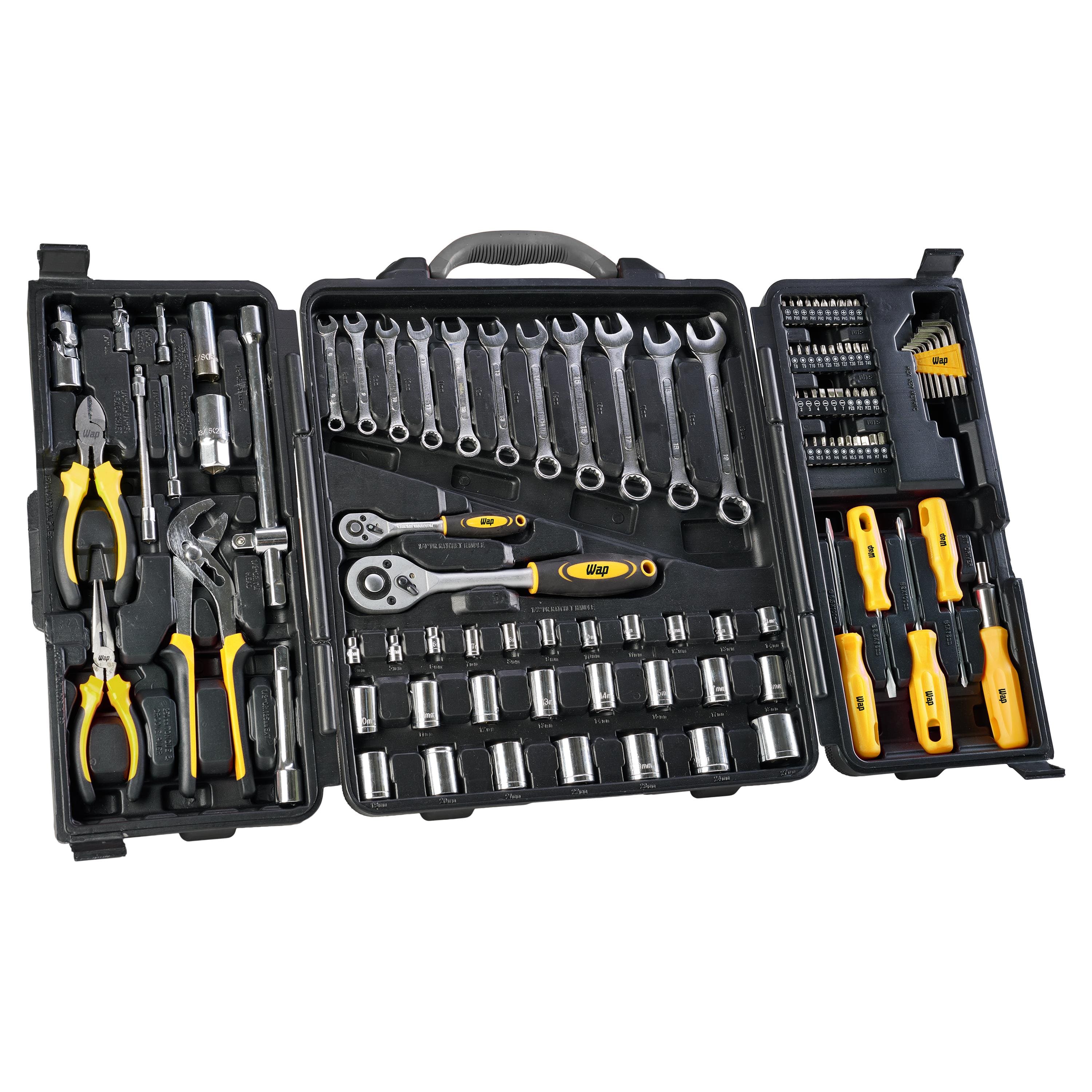 Kit de Ferramentas WAP WF M110 110 Peças Aço Cromo-Vanádio Maleta Organizadora - 1
