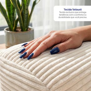 Sofá Cama inBox SmartBox 1.88 AirPress Compacto XpandTech Espuma D30 - Bege - 3