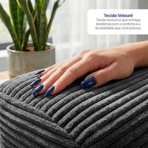 Sofá Cama inBox SmartBox AirPress XpandTech D33 Enrolado à Vácuo na caixa 1,88m - Cinza Escuro - 3