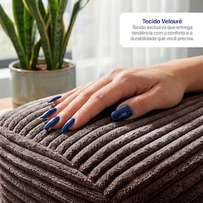 Sofá Cama inBox SmartBox AirPress XpandTech D33 Enrolado à Vácuo na caixa 1,88m - Marrom - 3