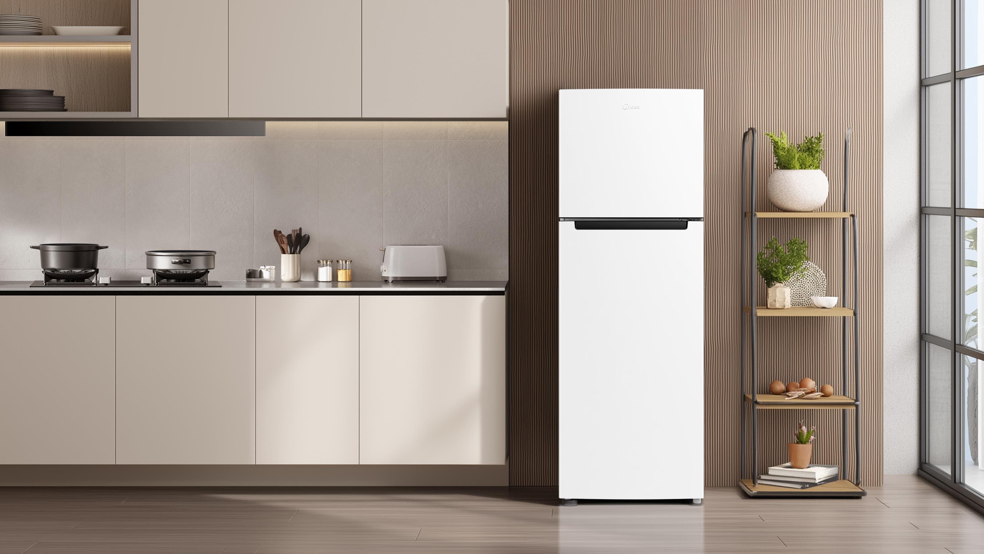 Refrigerador Cycle Defrost Duplex RT554 410L Inverter Midea Branca - 110V - 2