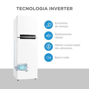 Refrigerador Frost Free Midea MDRT572EVD013 Inverter 425L Duplex Branca Bivolt - 2