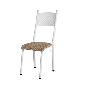 Conjunto de Mesa Artefamol Harpia 75x75cm 4 Cadeiras Vidro Temperado Branco - 3