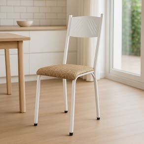 Cadeira Artefamol Harpia Branca Aço Epóxi Courvin 120kg 2 Unidades - 1