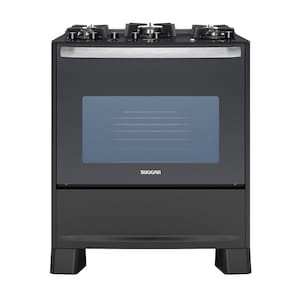 Fogão 5 Bocas Suggar FGVMTG512PT Master Grill Piso Mesa de Vidro Tripla Chama Preto - 220V - 2