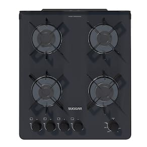 Fogão de Piso 4 Bocas Suggar Neo Glass Vidro Temperado Preto Bivolt - 3