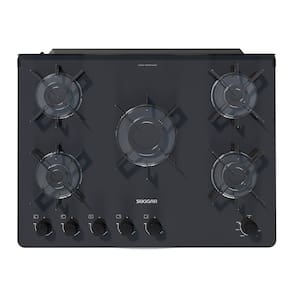 Fogão de Piso 5 Bocas Suggar Neo Glass Vidro Temperado Bivolt Preto - 3