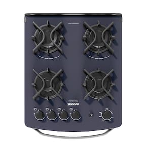Fogão Suggar Master Grill FGVMTG412PT 4 Bocas Preto Vidro Temperado Superautomático Bivolt - 110V - 3
