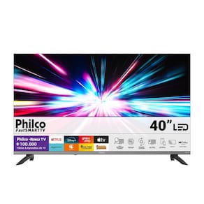 Smart TV 40" Full HD Philco P40CRA Roku TV HDR10 Dolby Audio