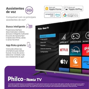 Smart TV 40" Full HD Philco P40CRA Roku TV HDR10 Dolby Audio - 2