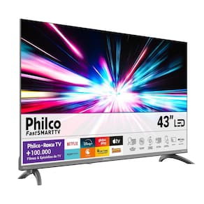 Smart TV 43" Full HD Philco P43CRA Roku TV HDR10 Dolby Audio - 1