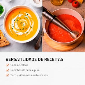 Mixer Mondial M-16-BI 500W Turbo Haste Inox Preto Inox - 220V - 3