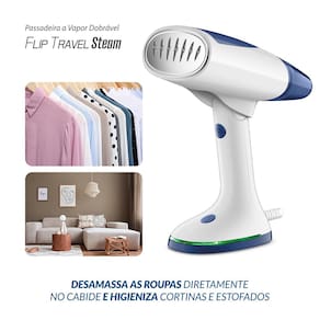 Vaporizador Portátil Mondial VP-10-DB Dobrável 200ml Inox Bivolt - 1