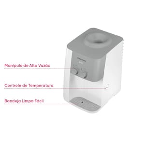 Bebedouro de Água Colormaq Pro com Compressor Água Natural e Gelada Branco - 110V - 1